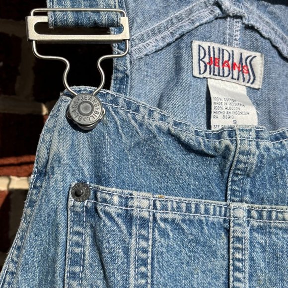 Billblass Denim Overall Shorts Women's 8 - Picture 3 of 6